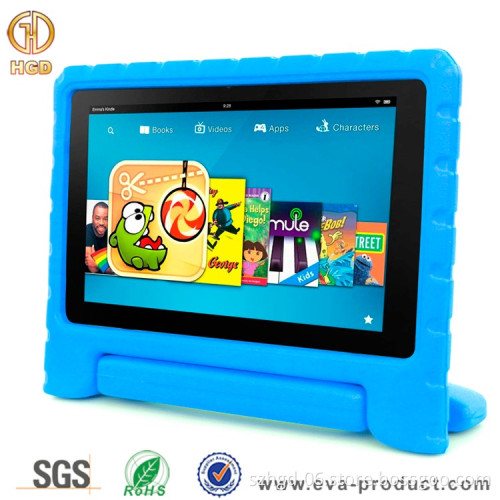 Kids safe non- toxi eva foam handle stand case for amazon fire hd 8